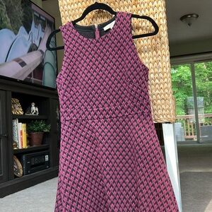Plum and black Ann Taylor dress - Size 4p